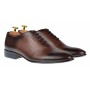 Pantofi barbati office, eleganti din piele naturala maro, 026M